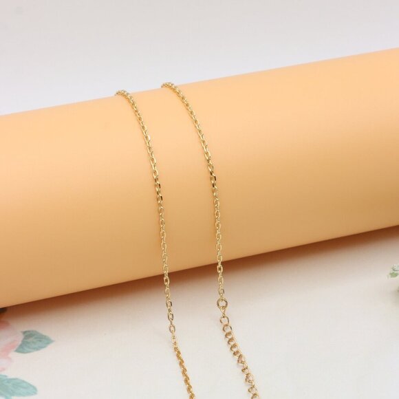 Elegant Rose Gold Necklace with Black Stone Pendant, XPNL0405 - Picture 12 of 12